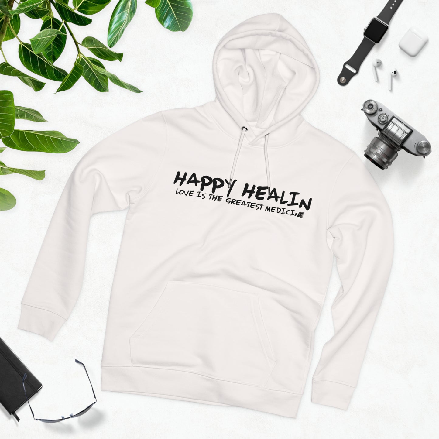 Love is Medicine Organic Unisex Hoodie