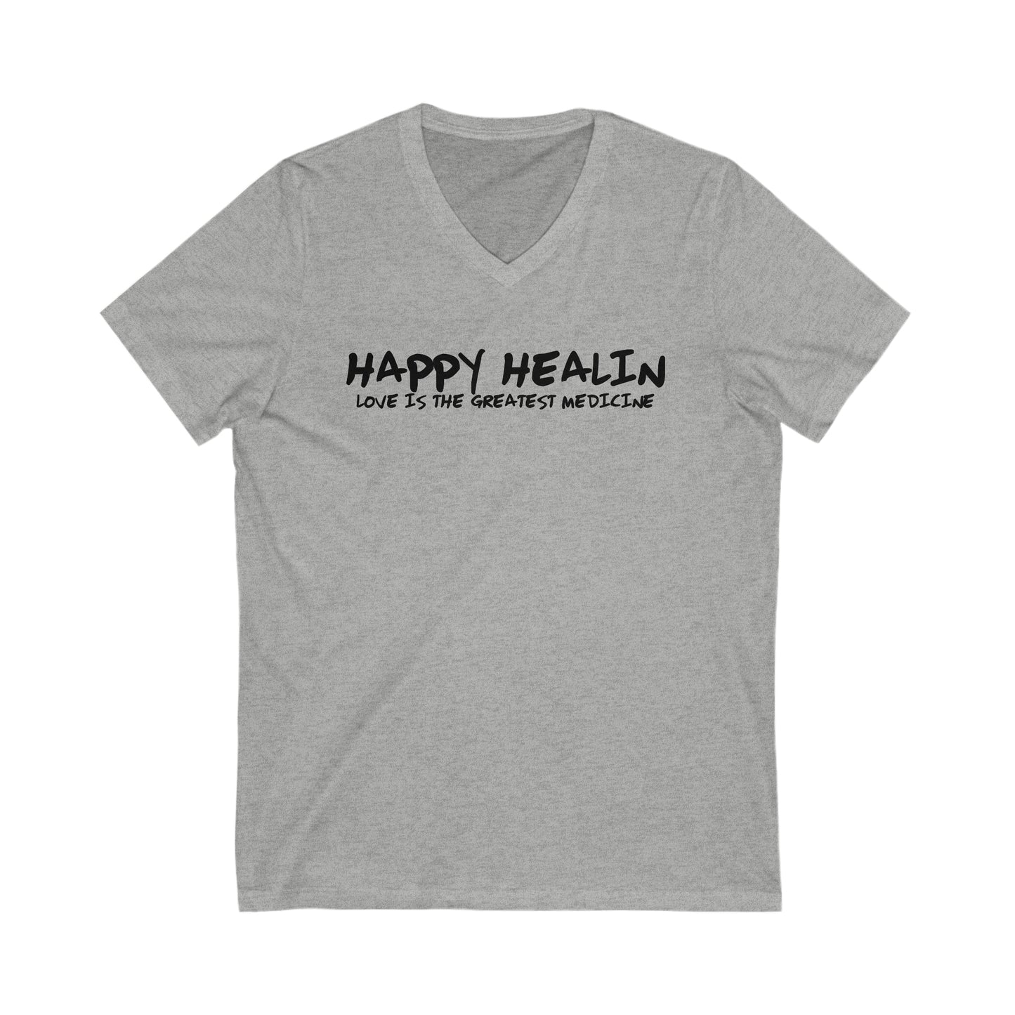 Love Is Medicine Unisex V-Neck Tee