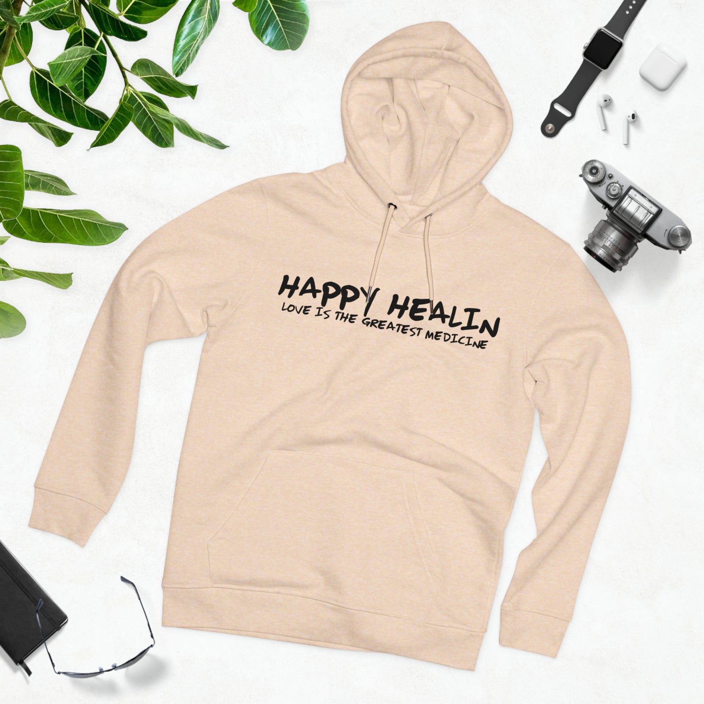 Love is Medicine Organic Unisex Hoodie