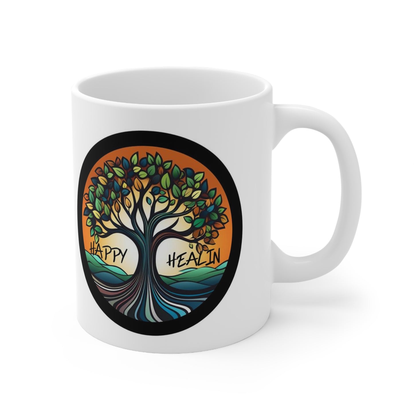 Happy Healin Logo 11oz Mug